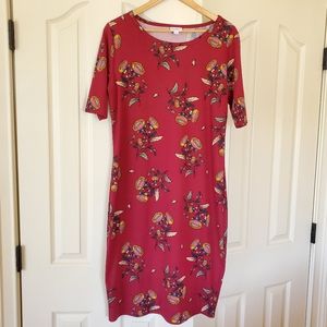 LulaRoe Julia Floral Print Dress, Size XL